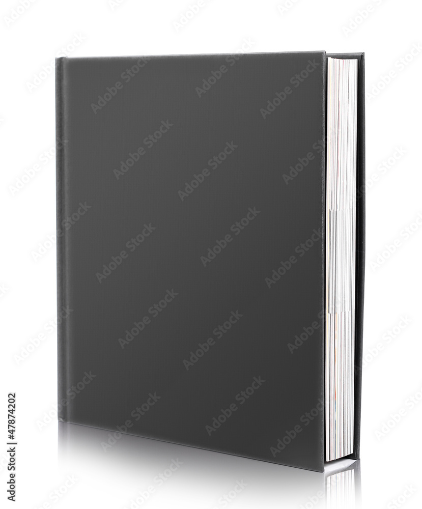 blank book cover on white blank book cover on white