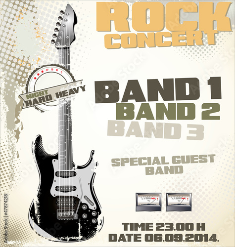 Rock concert background