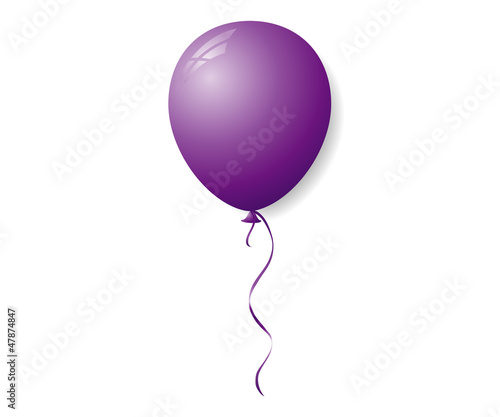 Purple balloon