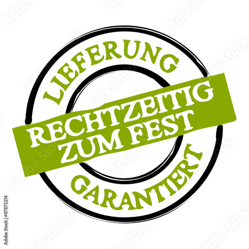 stempel rechtzeitig zum fest I