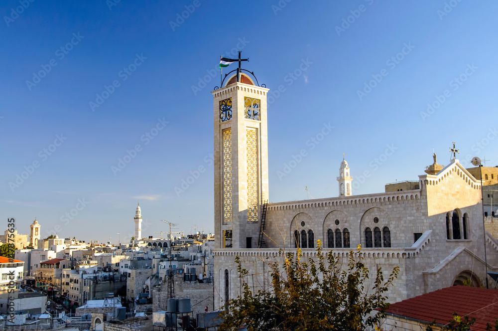 Fototapeta premium Greek Melkite Catholic Church, Bethlehem Palestine