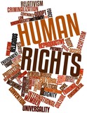 Word cloud for Human rights