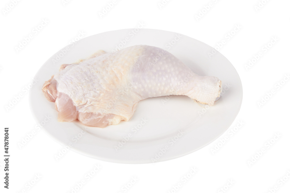 leg on plate leg on plate