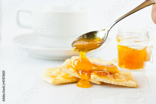 Schilderij op canvas saltine crackers
