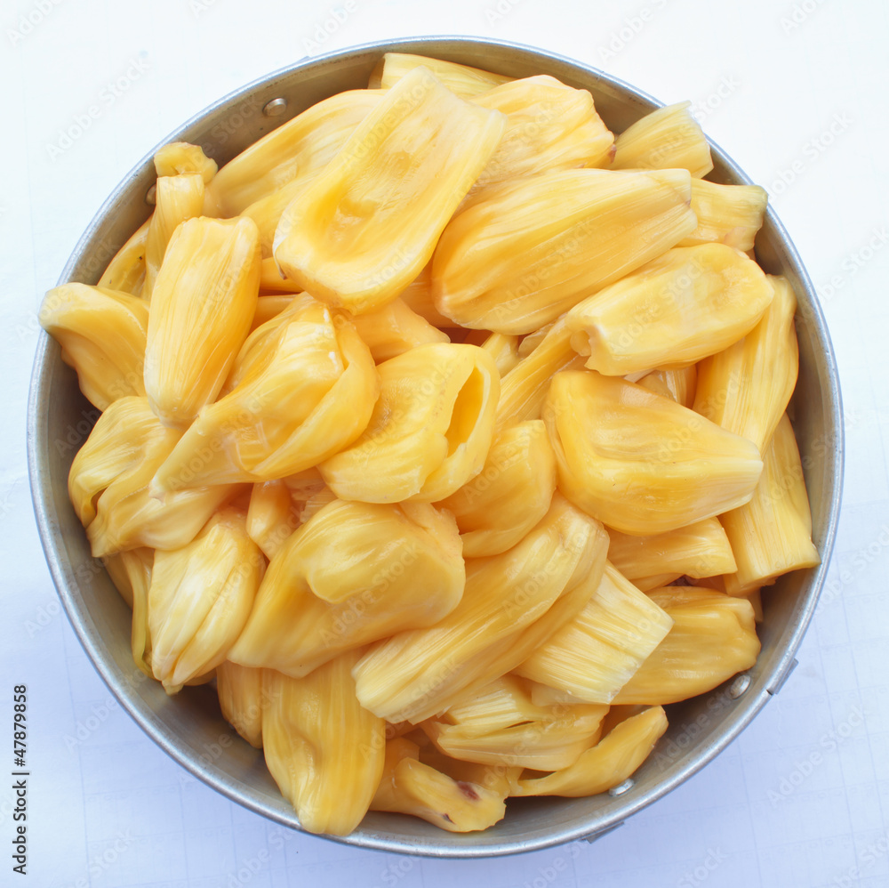 Ripe yellow jackfruit. Ripe yellow jackfruit.