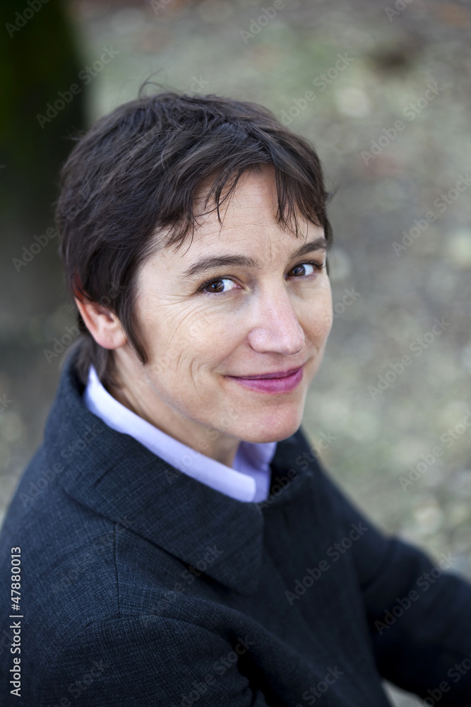 Sourire, charme, féminin, femme, fille, portrait, visage Sourire, charme, féminin, femme, fille, portrait, visage