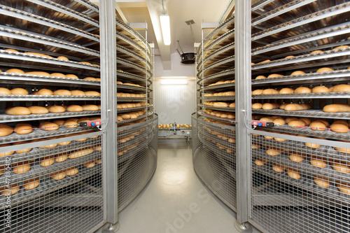 Baked Breads on the production
