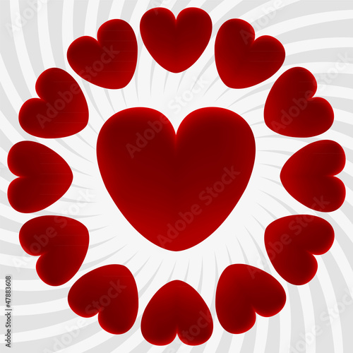 hearts background