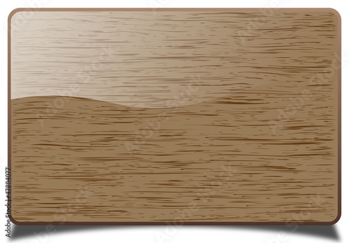 Wooden card