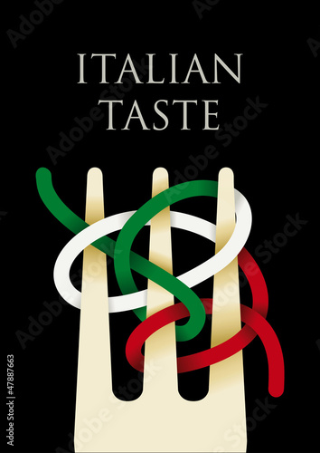 Italian taste cover black