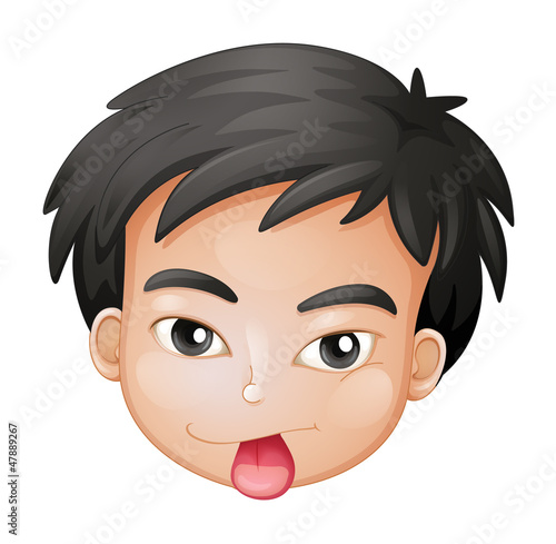 A face of a boy