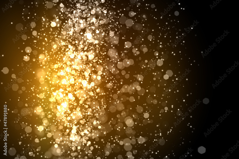 Gold abstract light background