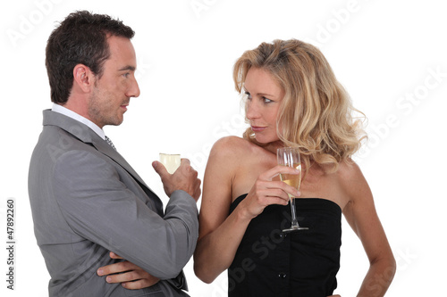 фотографія Couple with drinks