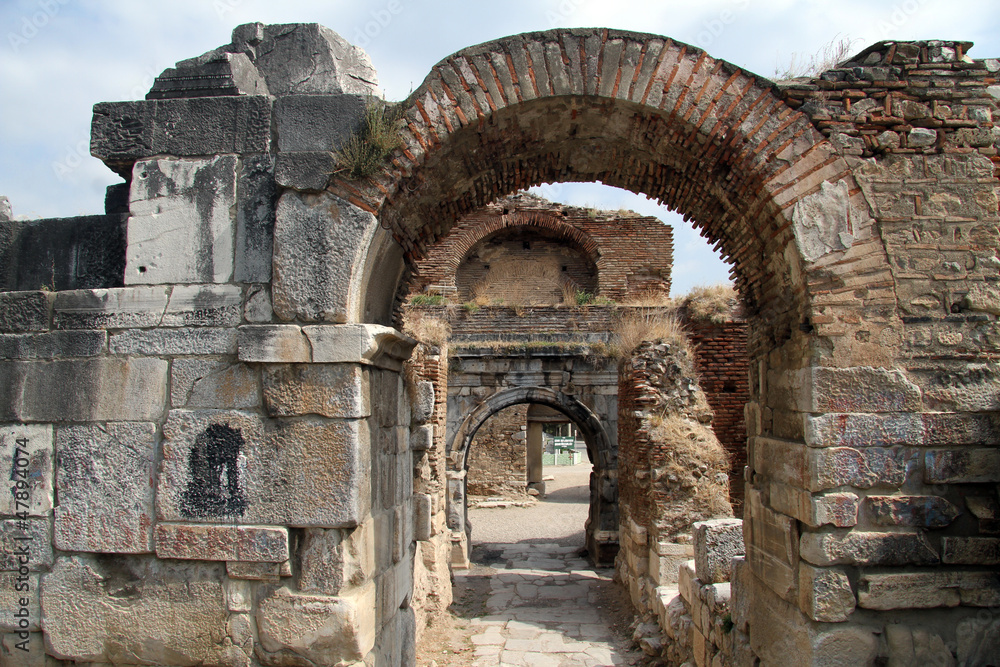 Gate of Old city in Iznik, Turkey