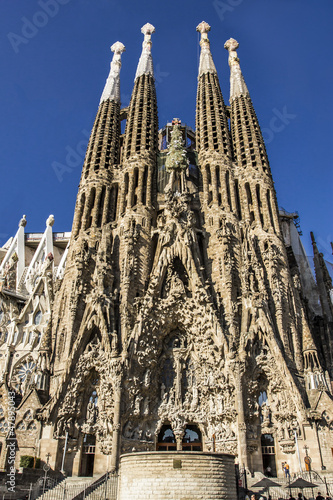 Obraz na płótnie Sagrada Familia, Barcellona, Spagna w salonie
