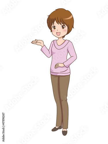 女性/案内