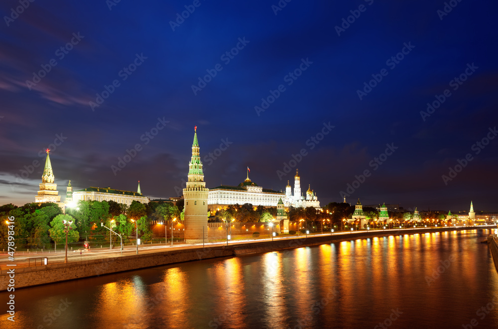 Panoramic view at the Moscow Kremlin