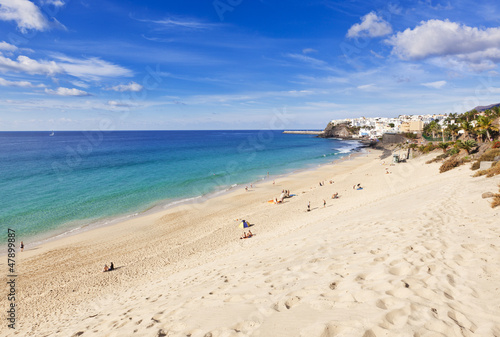 Strand und Altstadt, Morro Jable, Fuerteventura photo