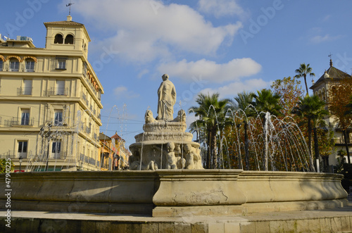 Square in Seville, Andalusia (Spain).