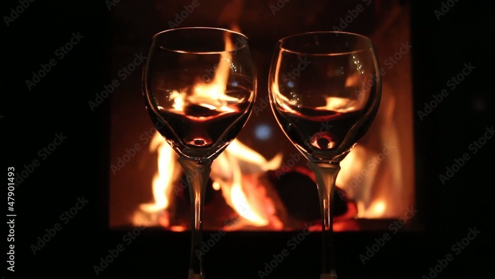 Entspannung am Kaminfeuer