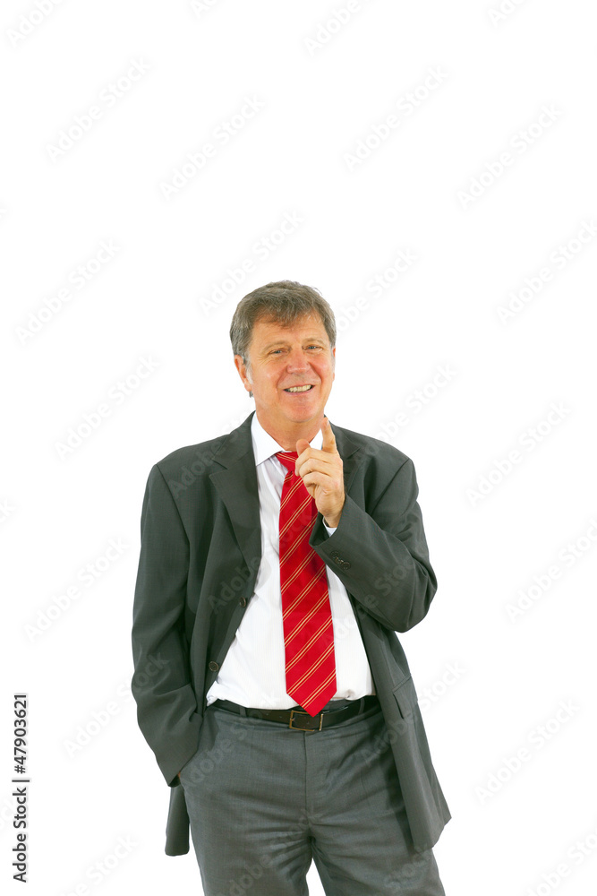 smart succesful business man with red tie and black suit smart succesful business man with red tie and black suit