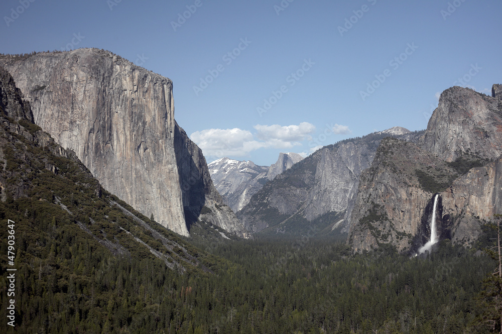 Yosemite Valley waterfall