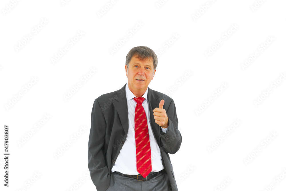 smart succesful business man with red tie and black suit smart succesful business man with red tie and black suit