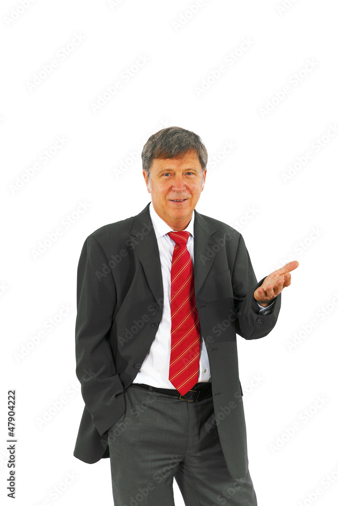 smart succesful business man with red tie and black suit smart succesful business man with red tie and black suit