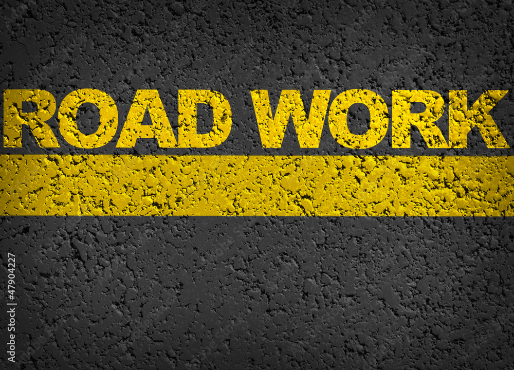 Fototapeta premium Dark Asphalt Background