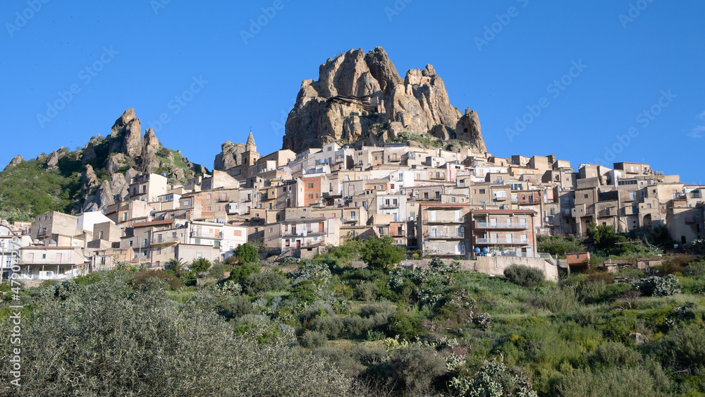 Rocky Village In Sicily