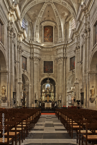 Interior of saint peter s church