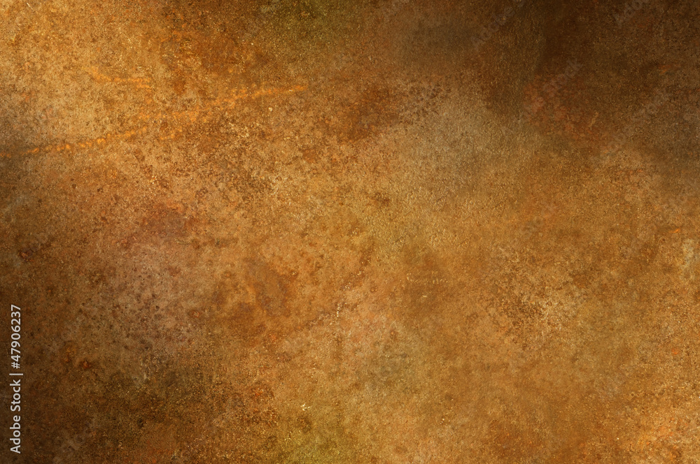 Grungy distressed rusty surface lit diagonally Grungy distressed rusty surface lit diagonally