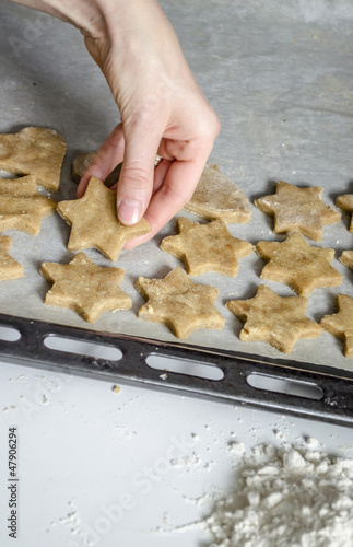 Plakat Baking christmas cookies
