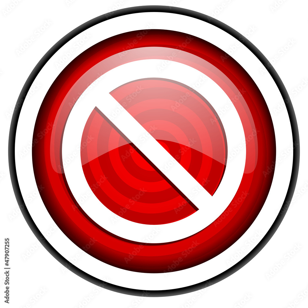 access denied red glossy icon isolated on white background access denied red glossy icon isolated on white background