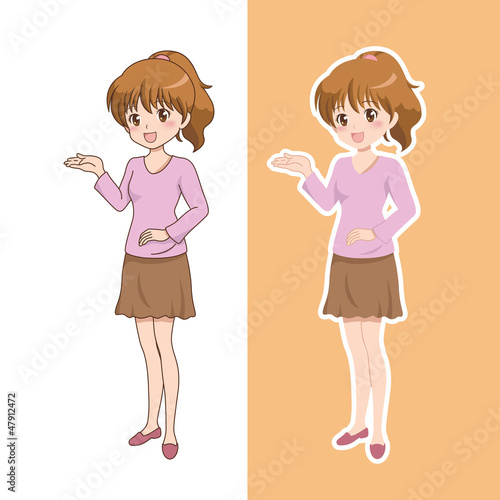 女性/案内