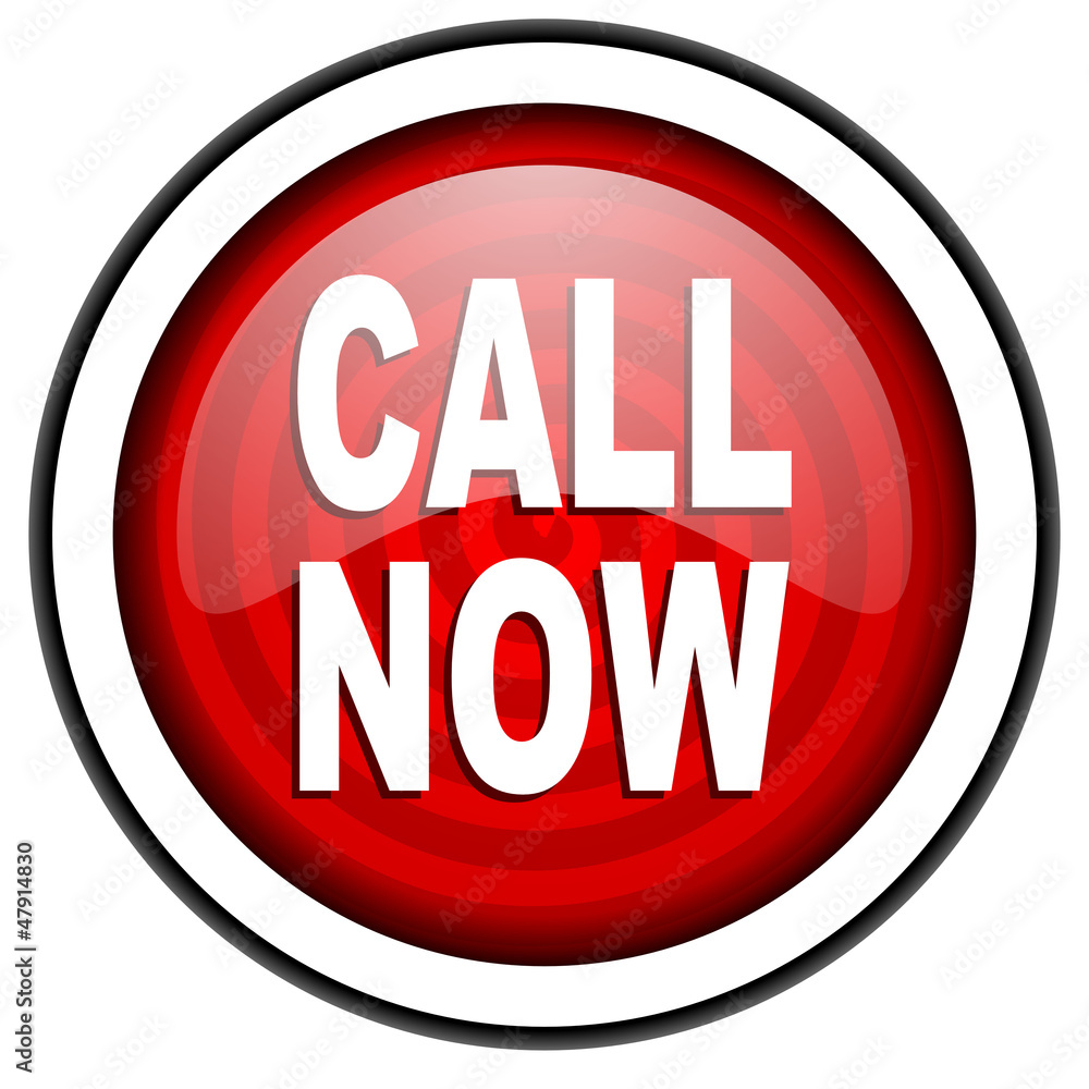 call now red glossy icon isolated on white background call now red glossy icon isolated on white background