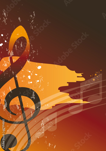 Konzertgutschein, Plakat, vector-background