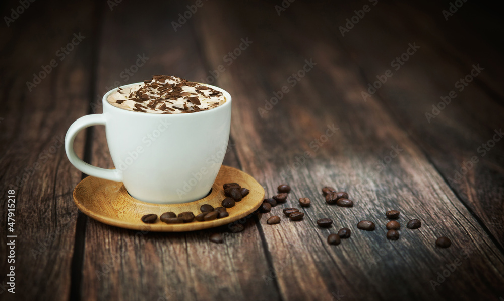 Fine shoot of cup of coffee Fine shoot of cup of coffee