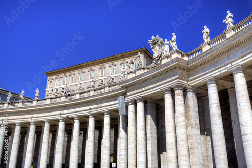 Colonnade of Saint Peters Basilica. Roma (Rome), Italy