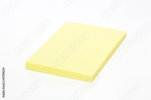 yellow sticky note paper