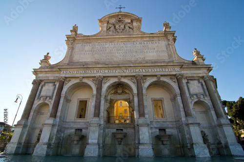 Fountain of Acqua Paola (Rome, Italy)