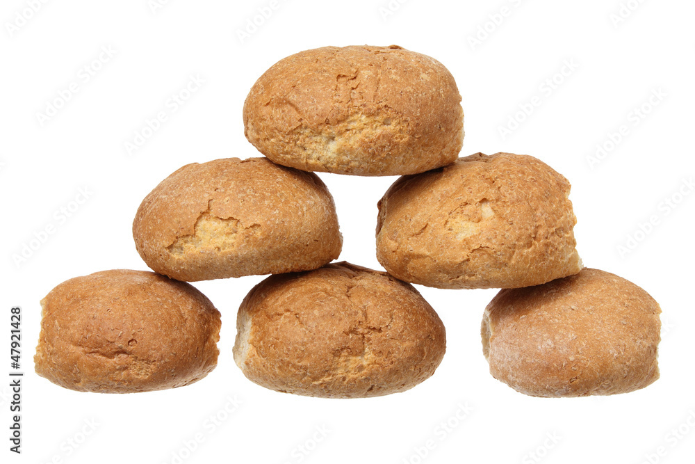 Stack of Bread Rolls Stack of Bread Rolls