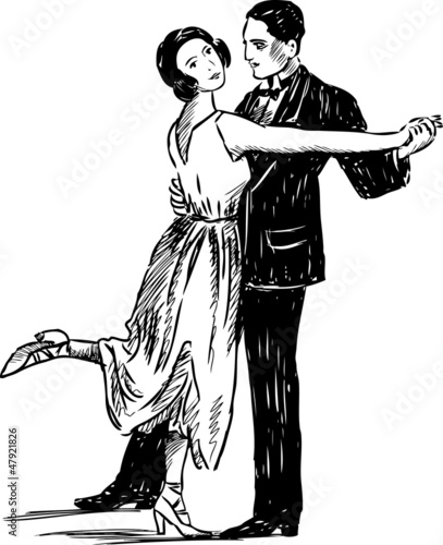dancing couple