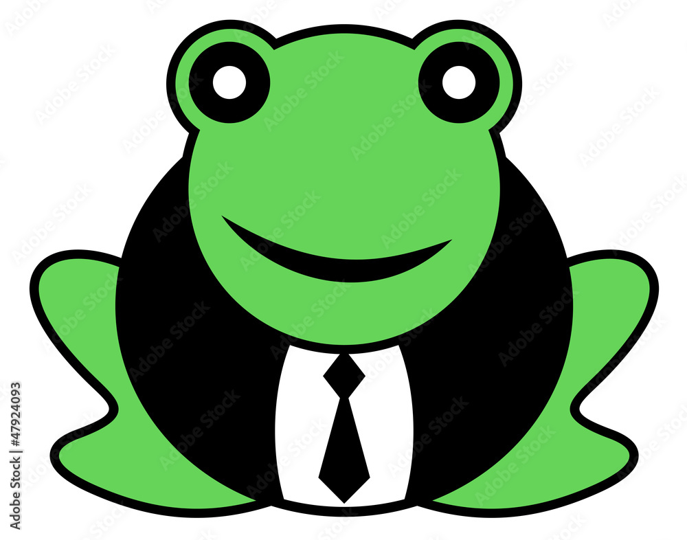 Obraz premium Fashion frog
