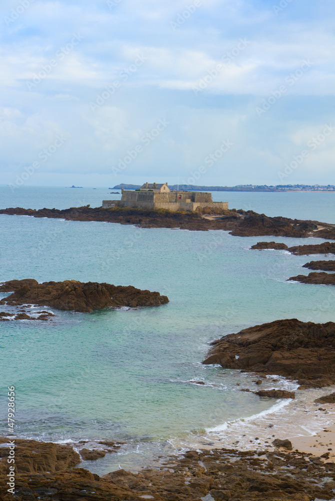 Fort National, Saint Malo, Brittany, France