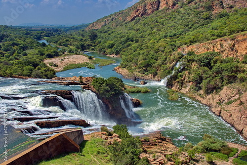 Waterfall in Crocodile river South Africa