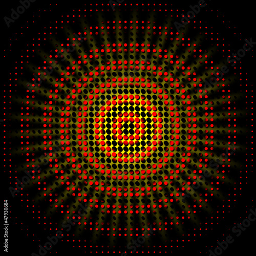 Abstract dots circles