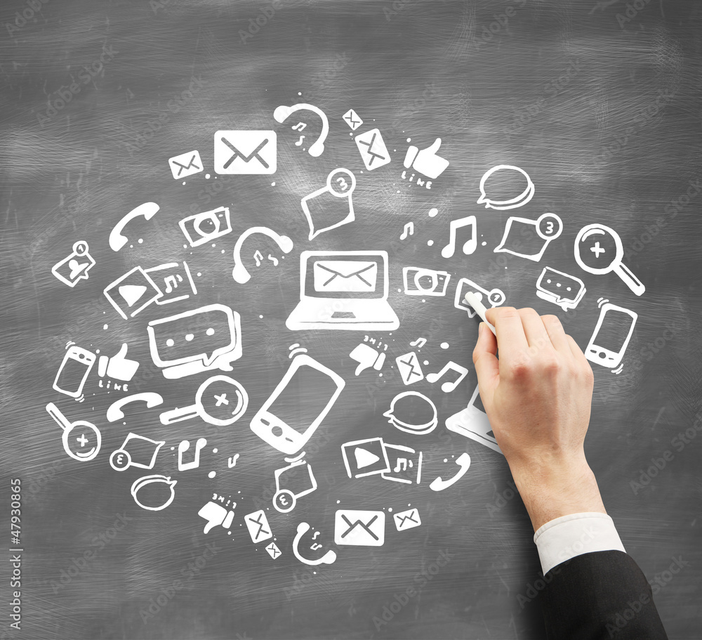 concept social network concept social network