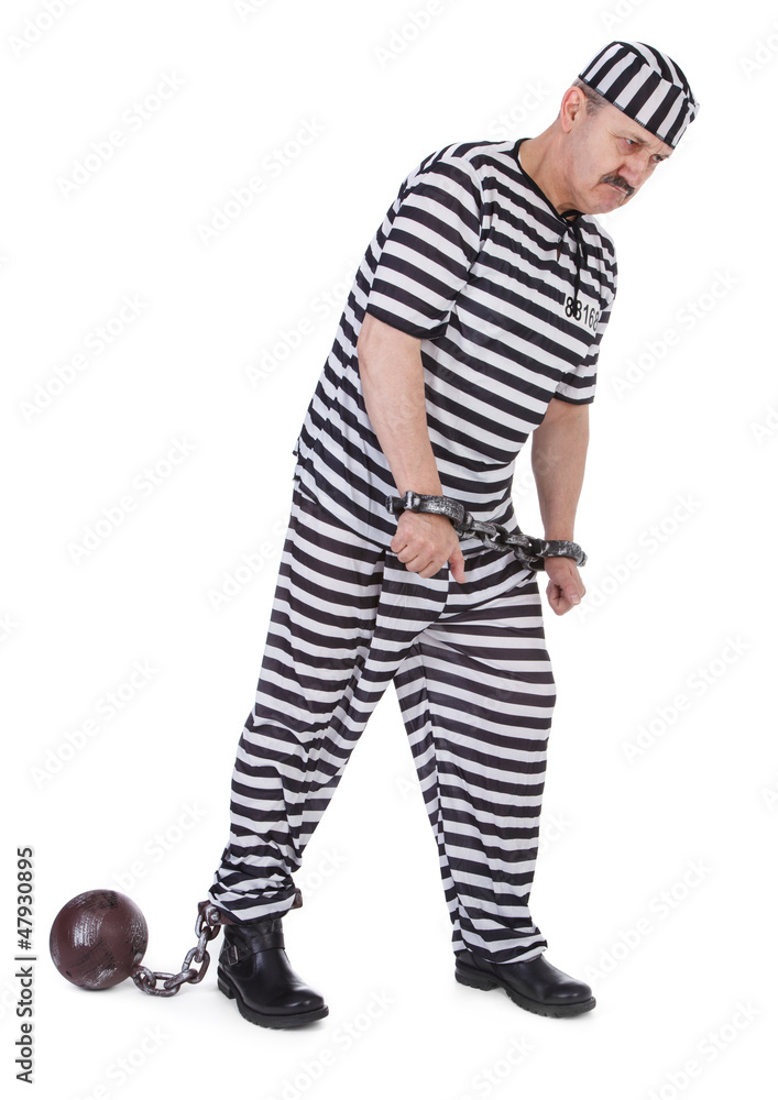 handcuffed prisoner handcuffed prisoner