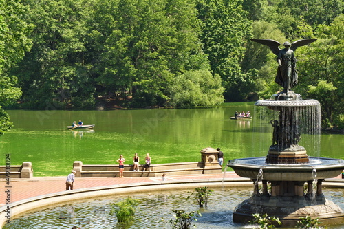 Konstfotografi the lake & the angel